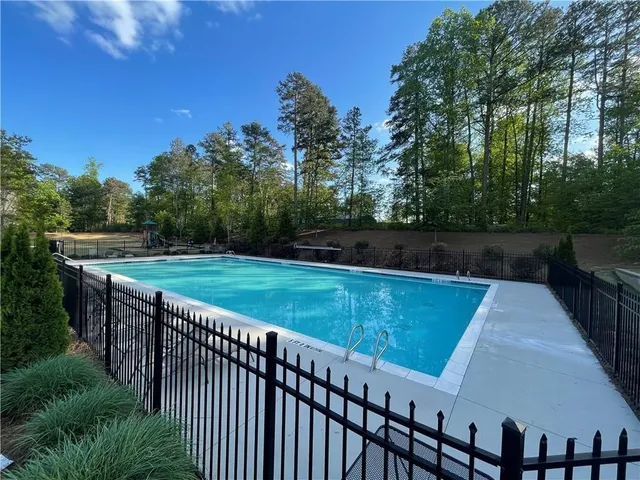 a view of a balcony with an outdoor space