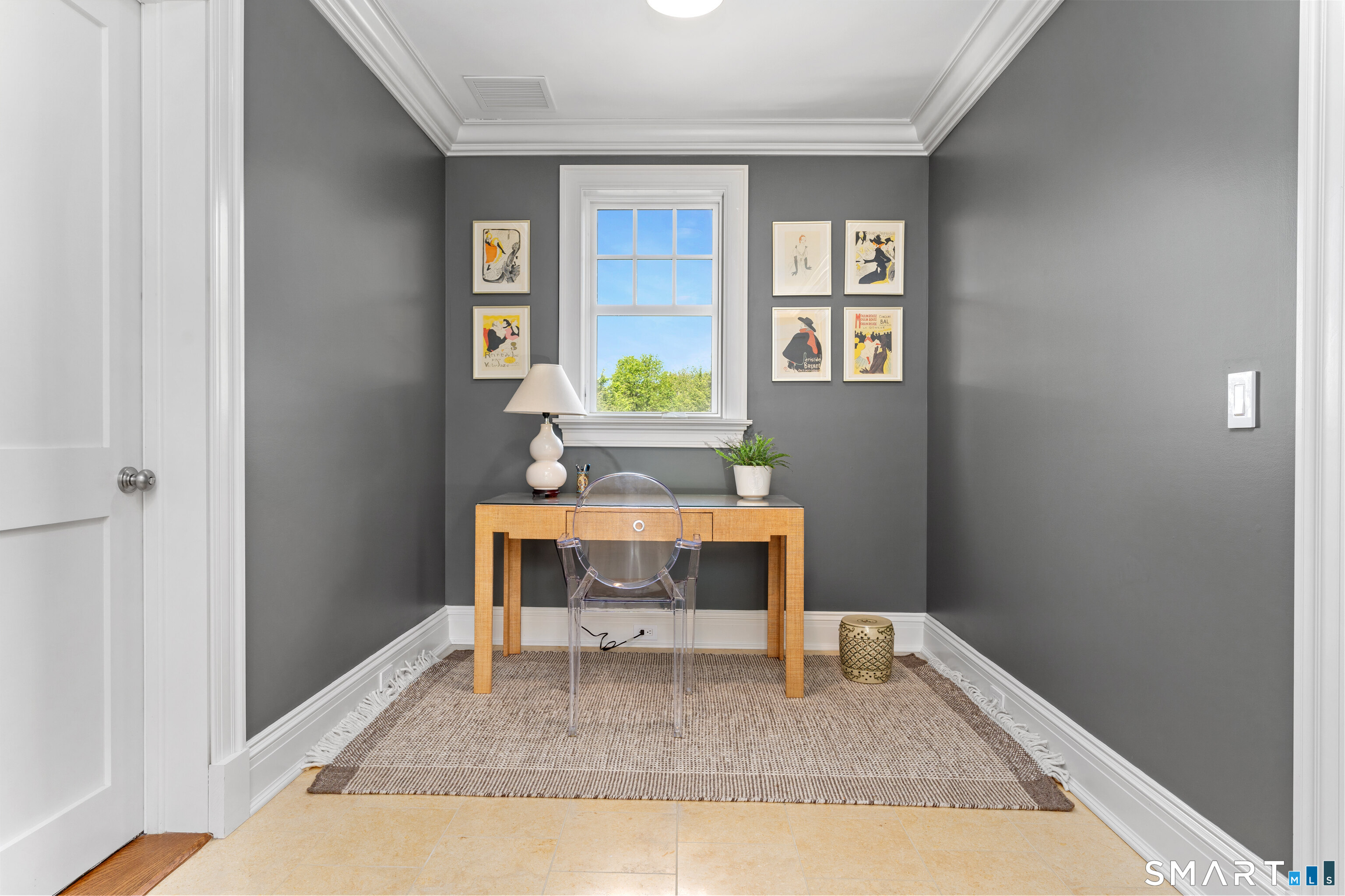 80 Compo Road North Westport, CT 06880 - Photo 25 of 40 a workspace with furniture window and wooden floor