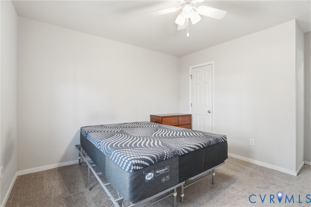 3605 Whitehouse Road Colonial Heights, VA 23834 - Photo 23 of 46 Bedroom featuring carpet flooring and ceiling fan