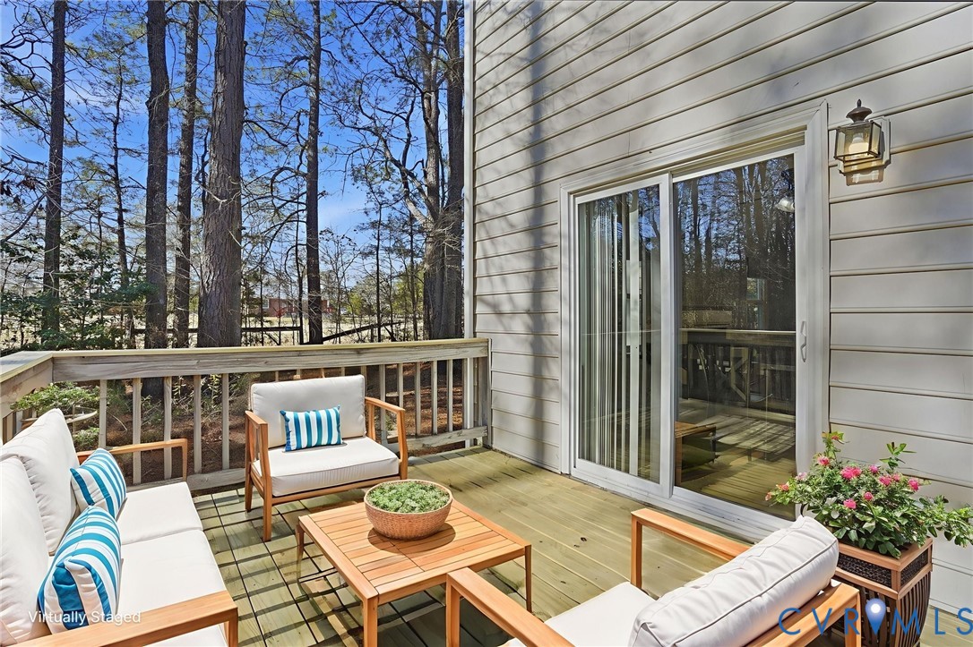3605 Whitehouse Road Colonial Heights, VA 23834 - Photo 38 of 46 Deck with outdoor lounge area