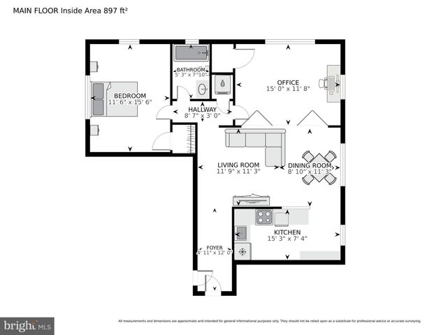 a room with gym equipment and a table