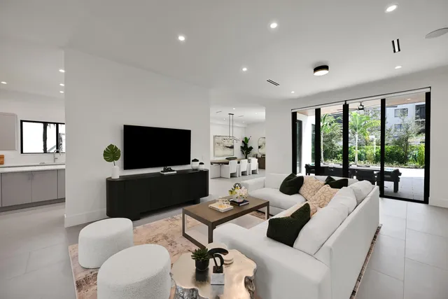 a view of outdoor space yard and swimming pool