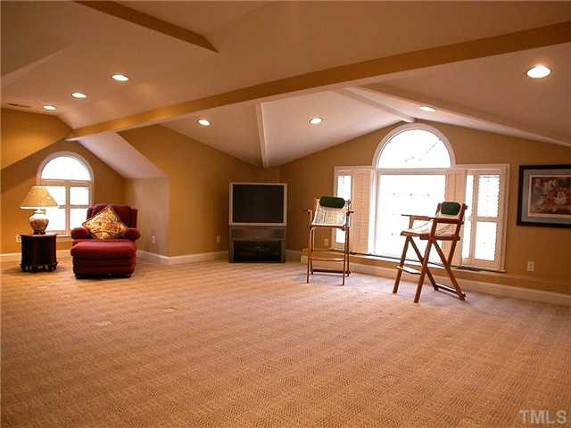 6812 Cool Pond Road Raleigh, NC 27613 - Photo 11 of 25 Bonus Room has Enough Space for a Pool Table + Seating Areas Bonus Room