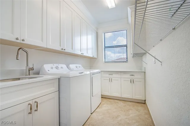a spacious bathroom with a shower sink and mirror