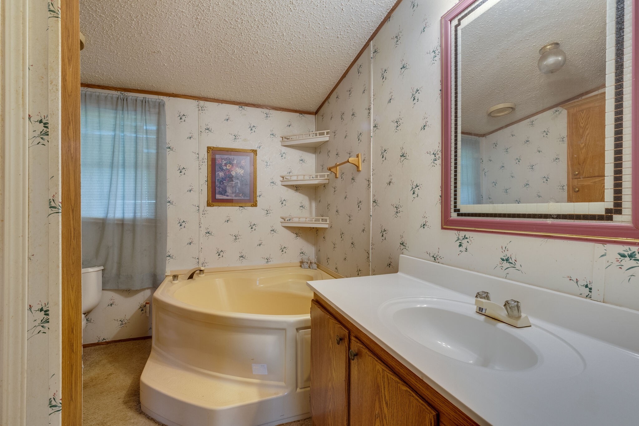 693 Littrell Road Loretto, TN 38469 - Photo 39 of 57 a bathroom with a sink and a mirror