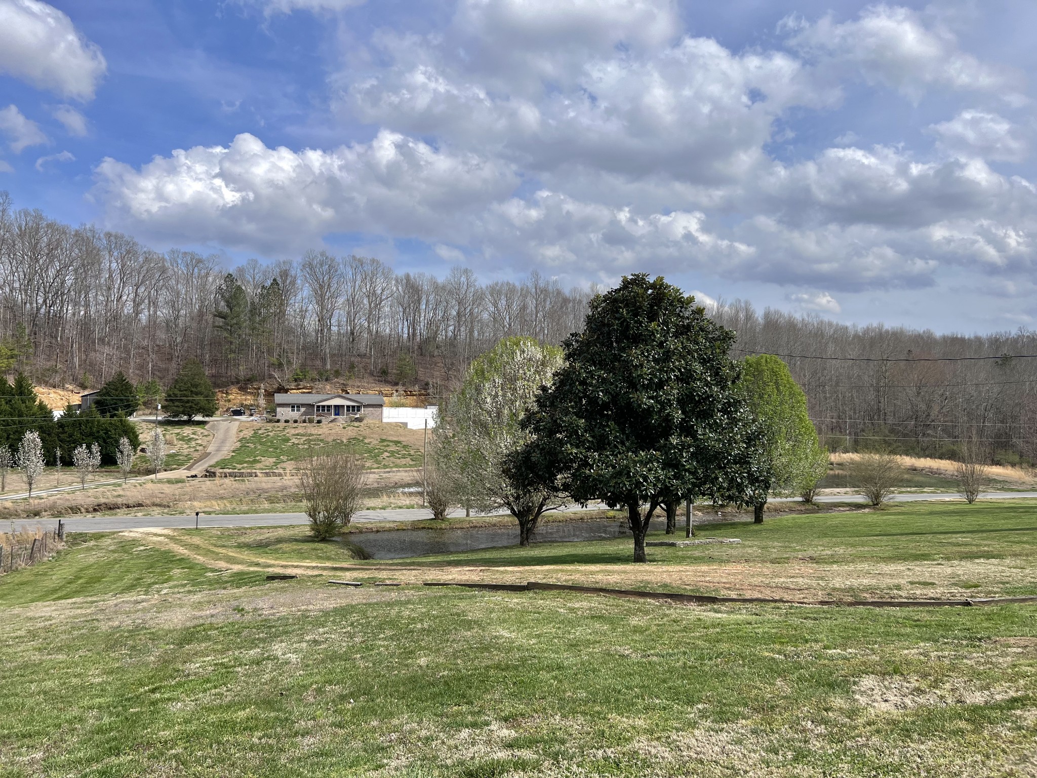 693 Littrell Road Loretto, TN 38469 - Photo 6 of 57 a view of a fountain in front of the house
