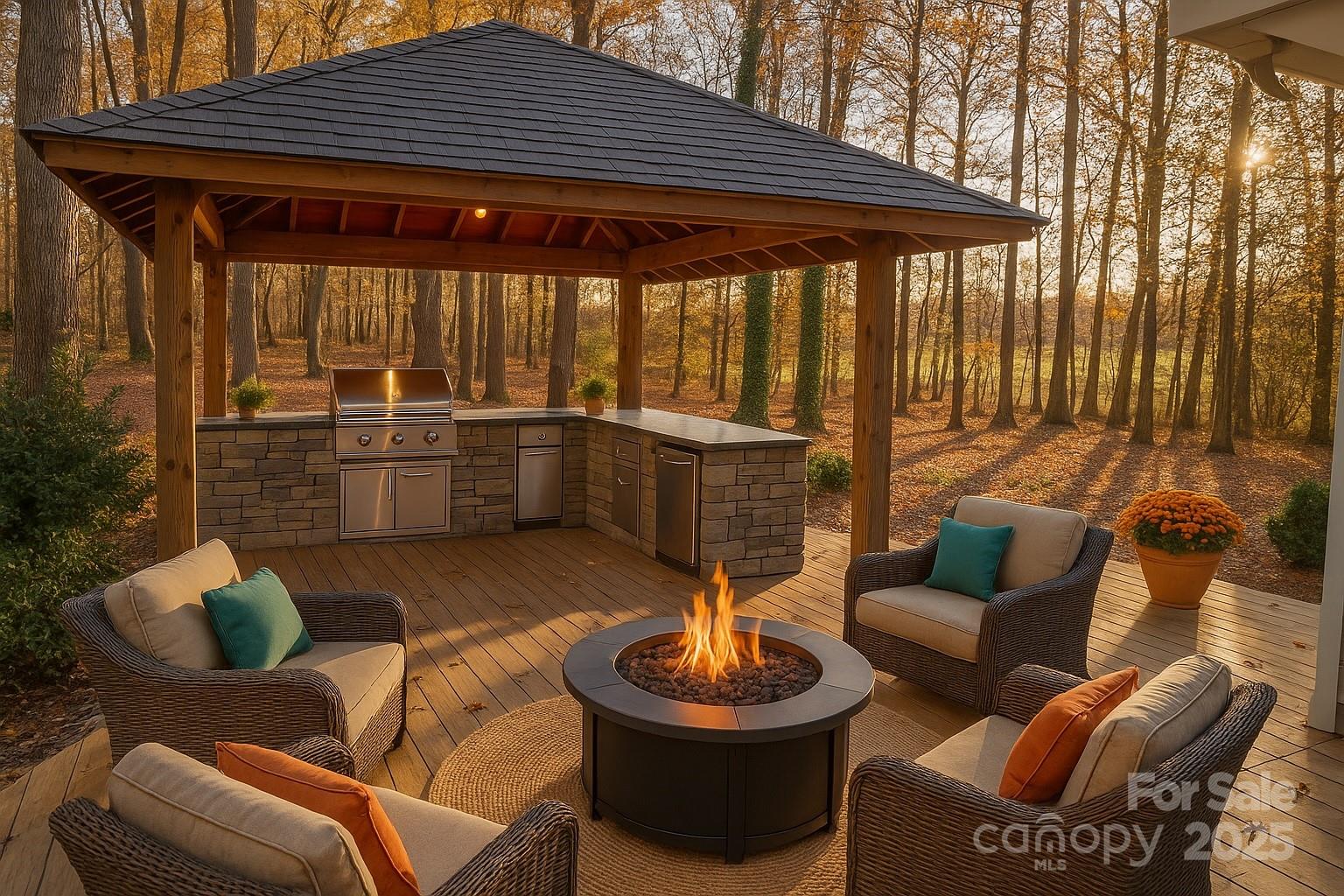 44585 Baldwin Road New London, NC 28127 - Photo 41 of 47 a patio with patio a couch and chairs