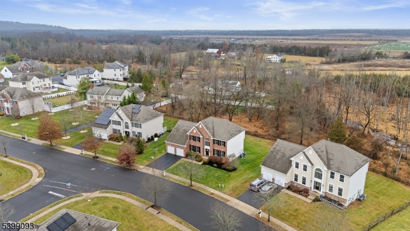 26 Rouser Way Hillsborough, NJ 08844 - Photo 45 of 50 an aerial view of a house with a swimming pool