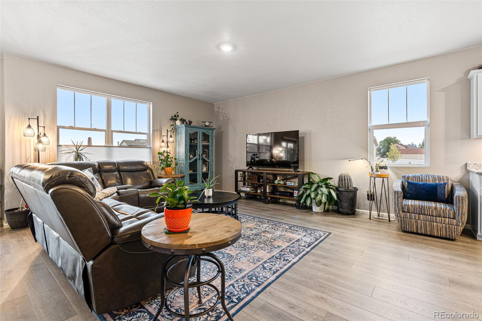 10054 Carefree Street Firestone, CO 80504 - Photo 9 of 50 a living room with furniture and a flat screen tv