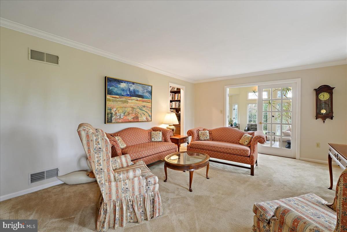 151 Bushong Road Leola, PA 17540 - Photo 18 of 45 Formal Living Room w/ French Doors to Sun Room