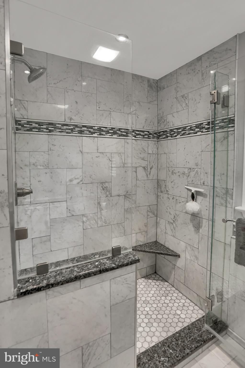 151 Bushong Road Leola, PA 17540 - Photo 29 of 45 Walk-in Marble Shower