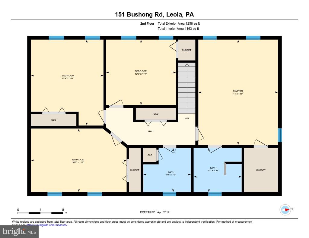 151 Bushong Road Leola, PA 17540 - Photo 45 of 45 Second Level Floor plan