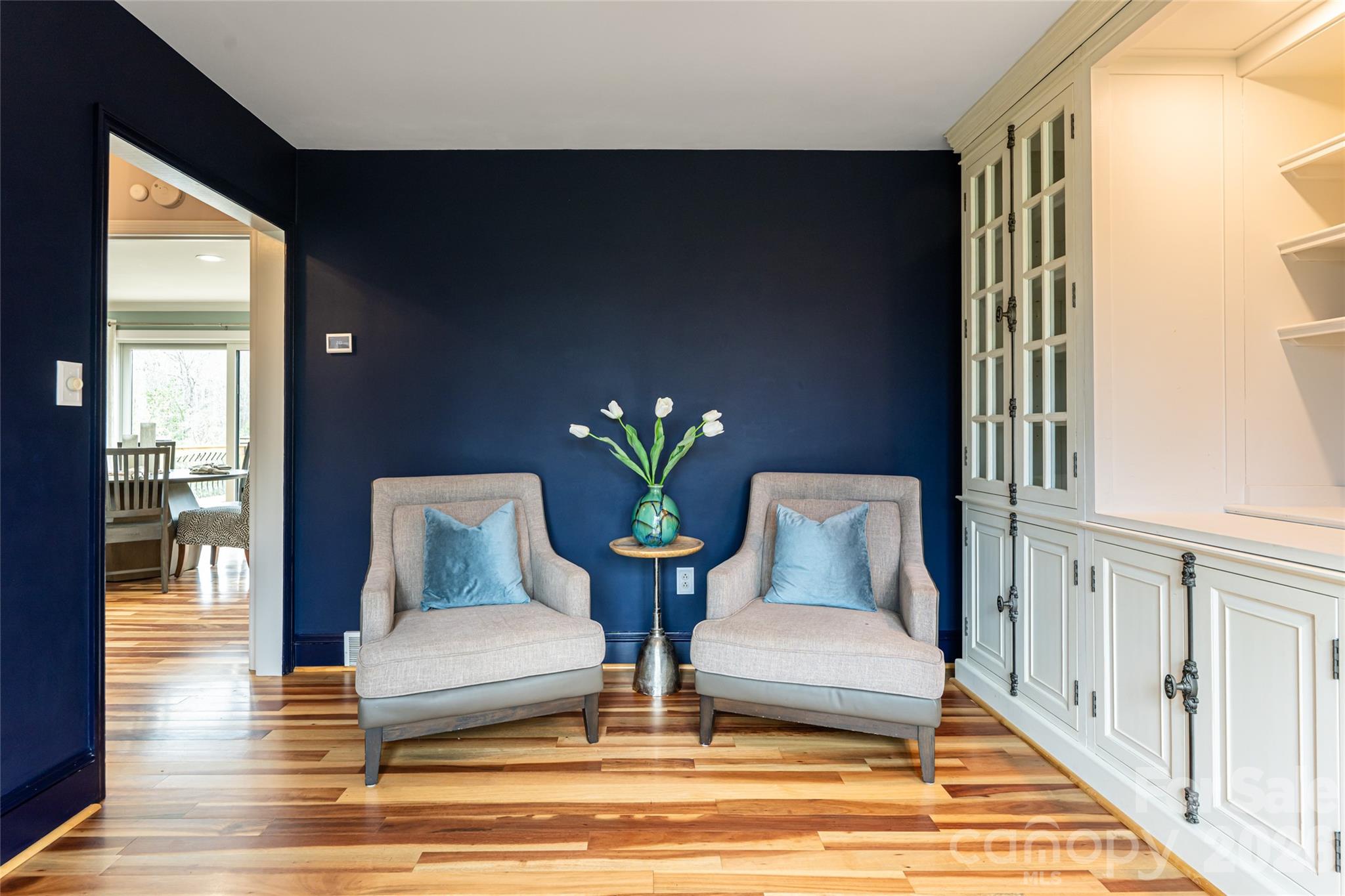 210 Wildflower Road Asheville, NC 28804 - Photo 24 of 46 a view of living room with furniture and wooden floor