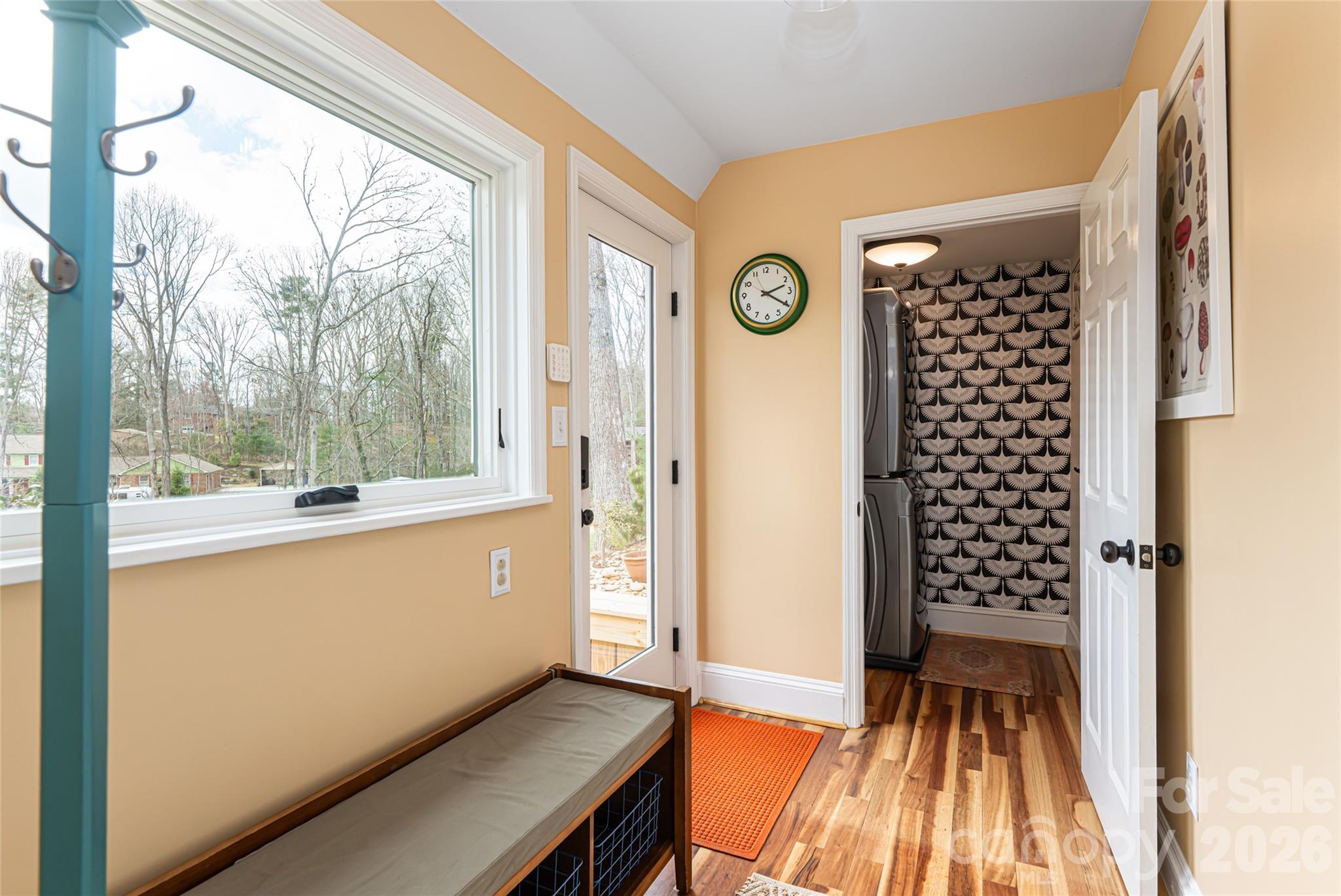 210 Wildflower Road Asheville, NC 28804 - Photo 27 of 46 a view of a room with window and wooden floor