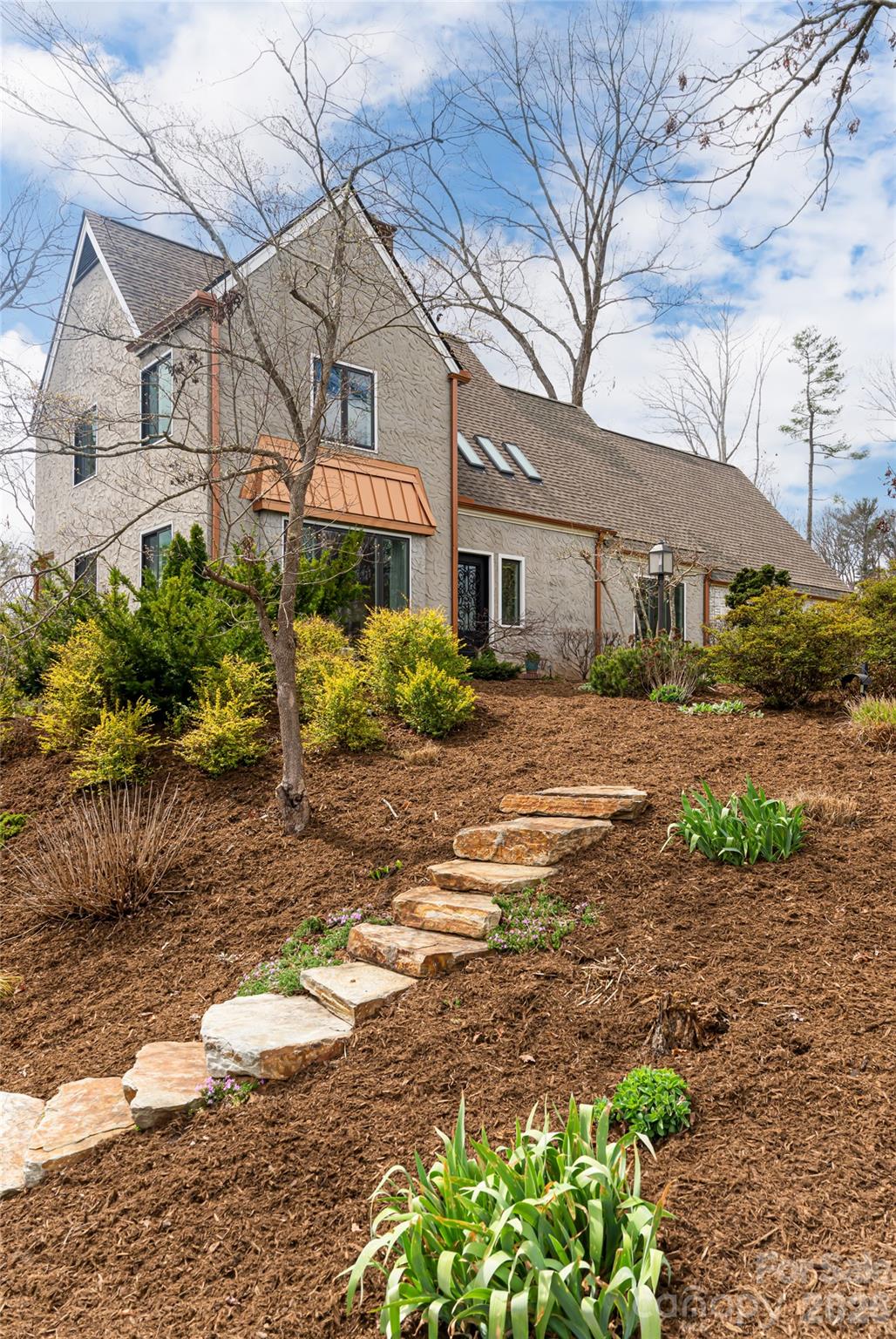 210 Wildflower Road Asheville, NC 28804 - Photo 46 of 46 a front view of a house with garden