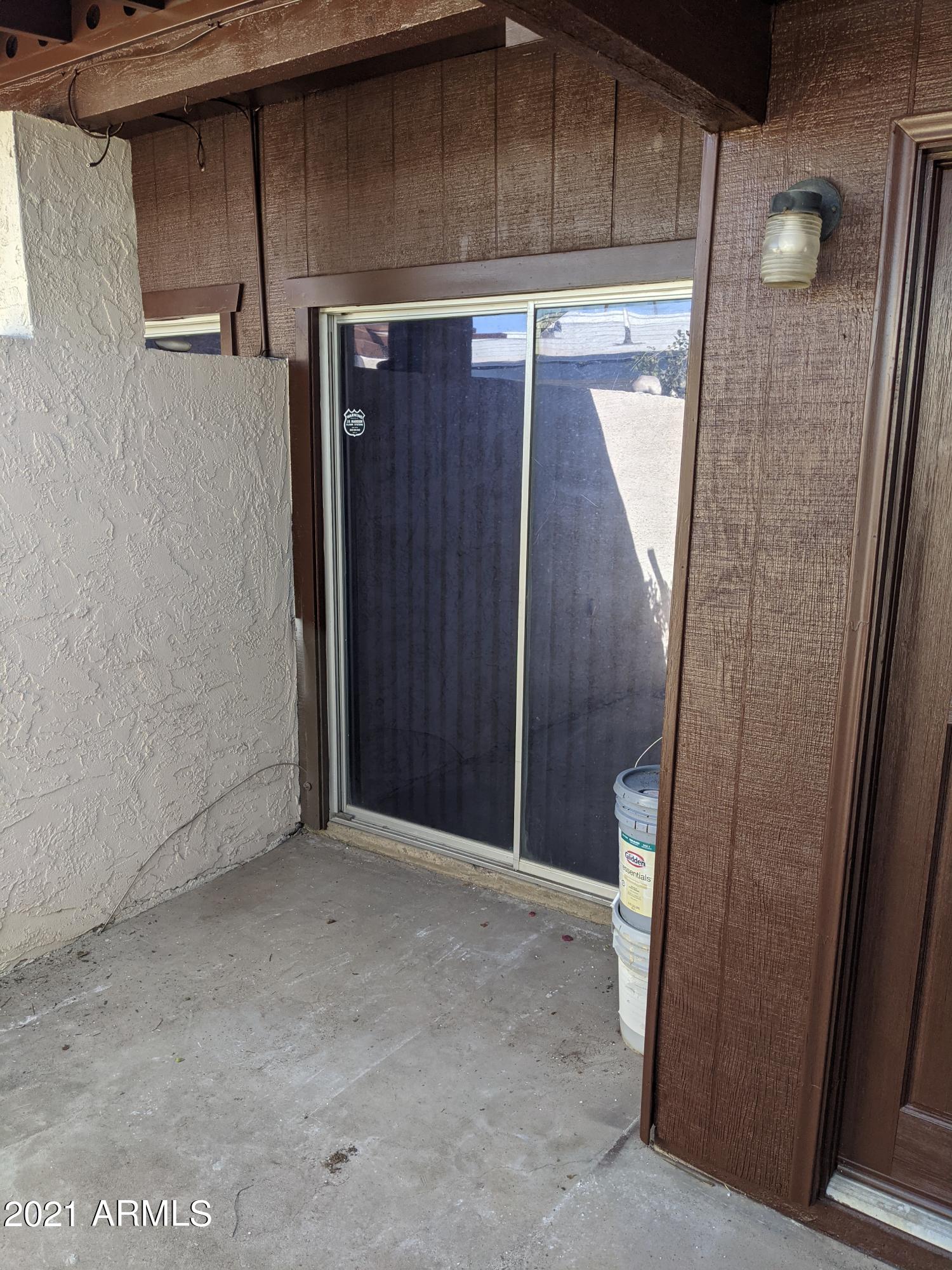 a view of an empty room