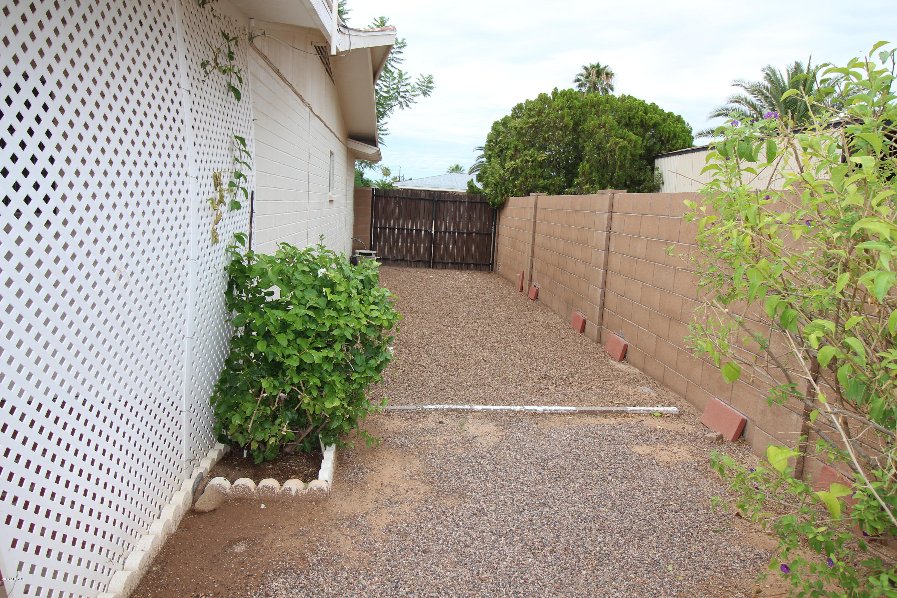 5443 Casper Road Mesa, AZ 85205 - Photo 9 of 24 East side yard/RV Gate