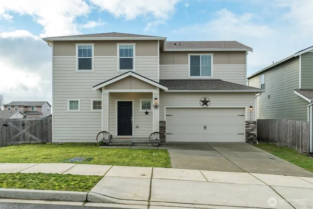 a view of a white house