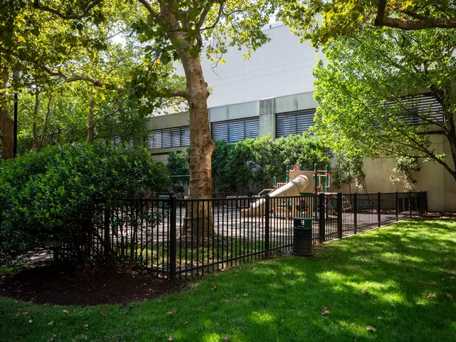 a view of a house with a small yard and a large tree