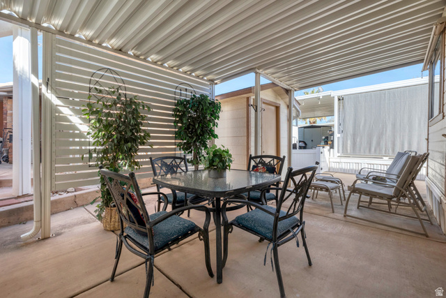 2990 East Riverside Drive, Unit 58 St. George, UT 84790 - Photo 20 of 31 Covered back porch