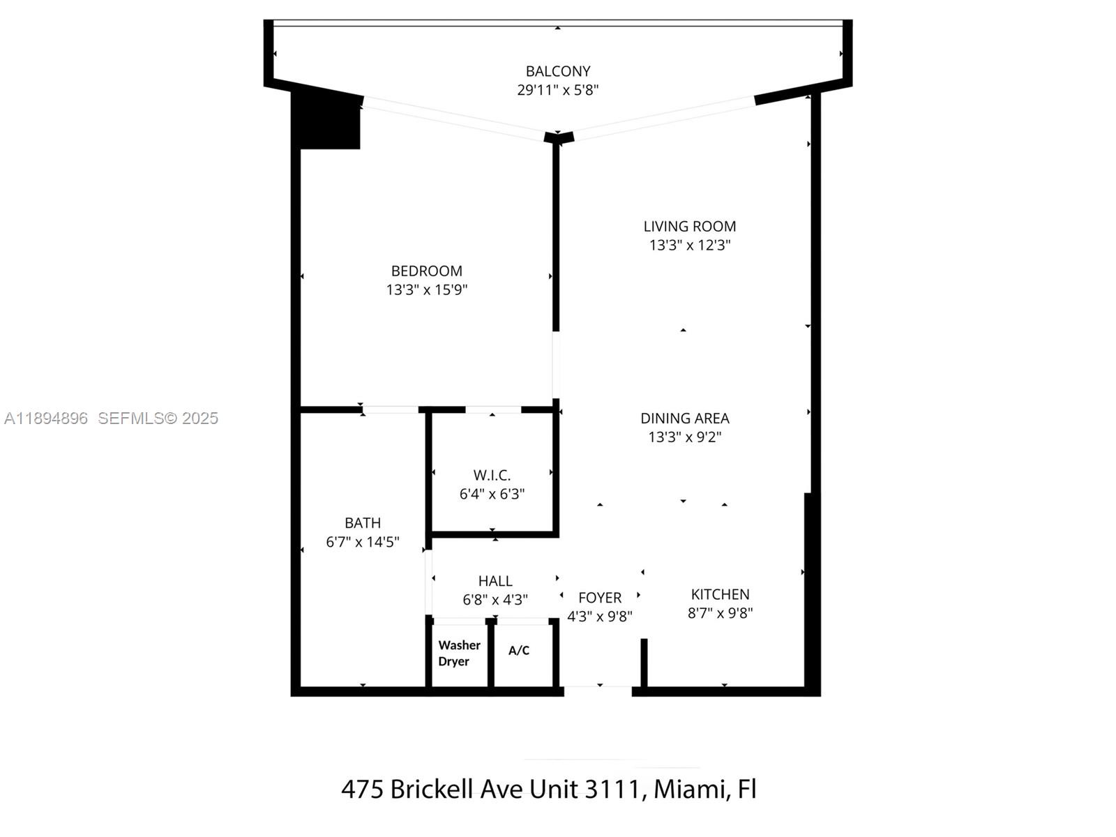 475 Brickell Avenue, Unit 3111 Miami, FL 33131 - Photo 24 of 24 a picture of a wall with a rug