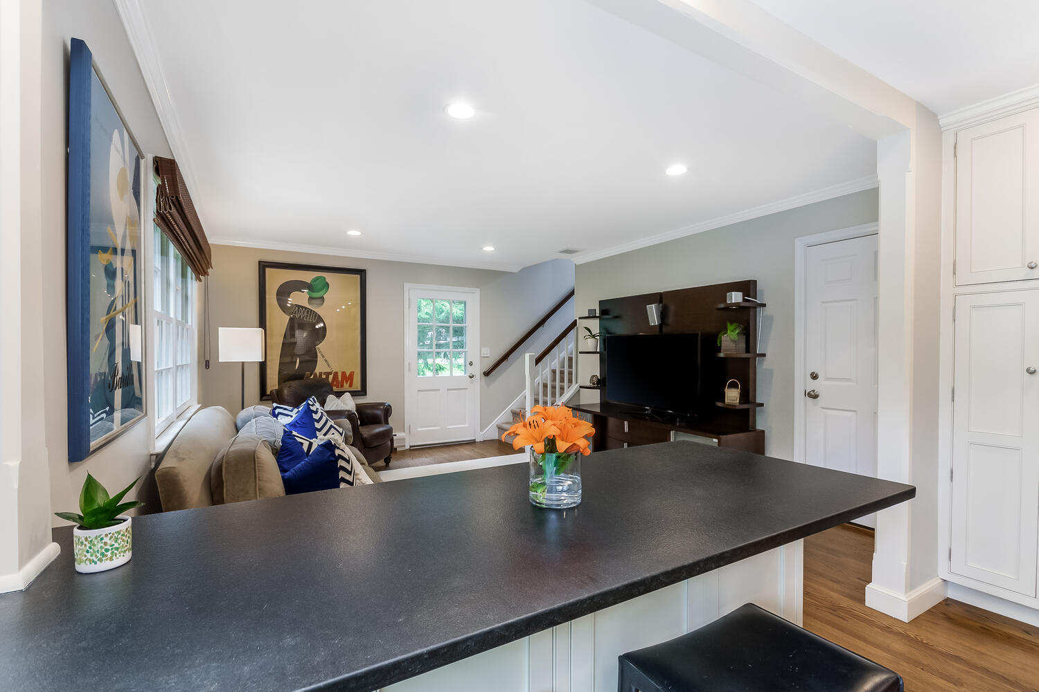21 Middlesex Road Darien, CT 06820 - Photo 16 of 40 a view of a living room and dining room