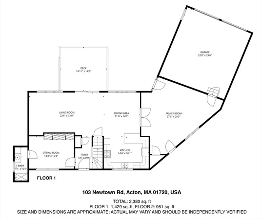 $1,029,500 | 103 Newtown Road, Acton, MA 01720