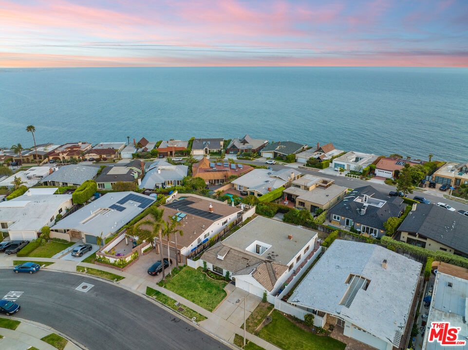 18440 Wakecrest Drive Malibu, CA 90265 - Photo 28 of 29 an aerial view of a houses with an outdoor space and seating