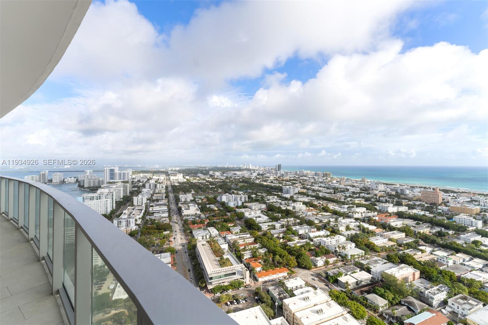 500 Alton Road, Unit 3905 Miami Beach, FL 33139 - Photo 5 of 35 a view of a city from a terrace