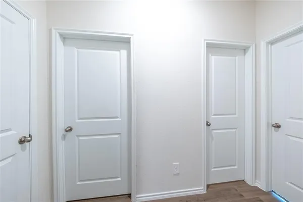 a view of bathroom with closet area