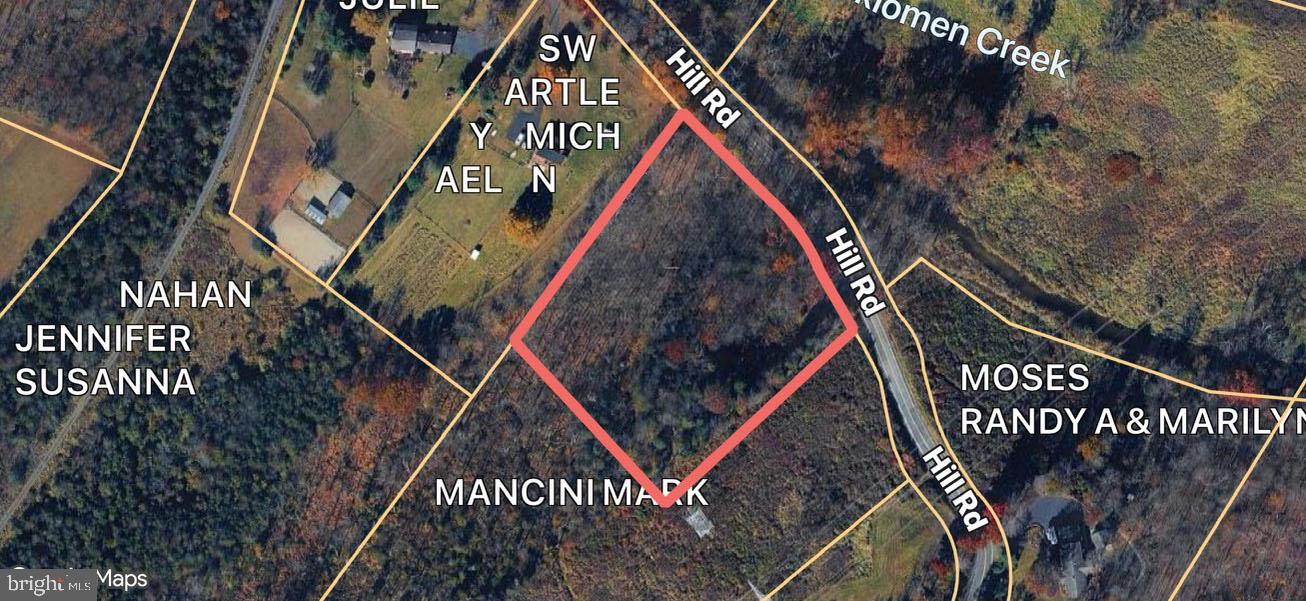 0 Hill Road Palm, PA 18070 - Photo 8 of 8 Aerial with Overlay