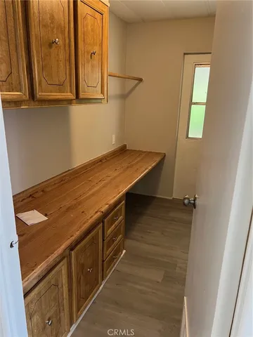 a room with storage and utility