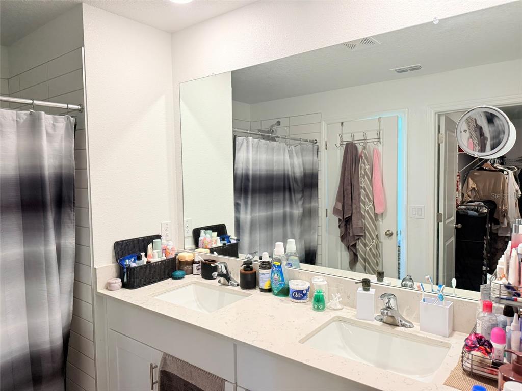 11244 Linden Depot Road San Antonio, FL 33576 - Photo 35 of 41 a bathroom with a sink and a mirror