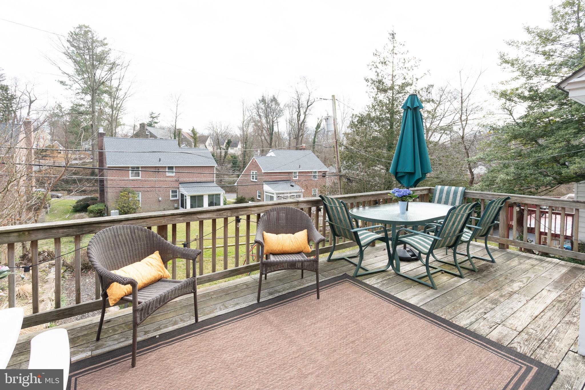 1005 Crest Road Wynnewood, PA 19096 - Photo 17 of 39 Rear Deck