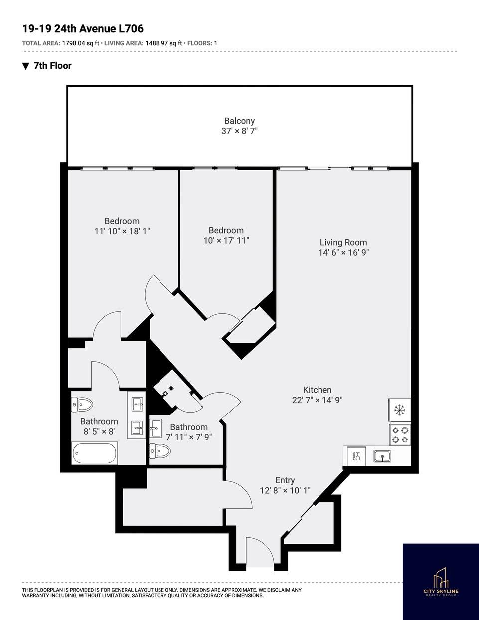 19-19 24th Avenue, Unit L706 Queens, NY 11102 - Photo 19 of 19 a picture of a book and a bed