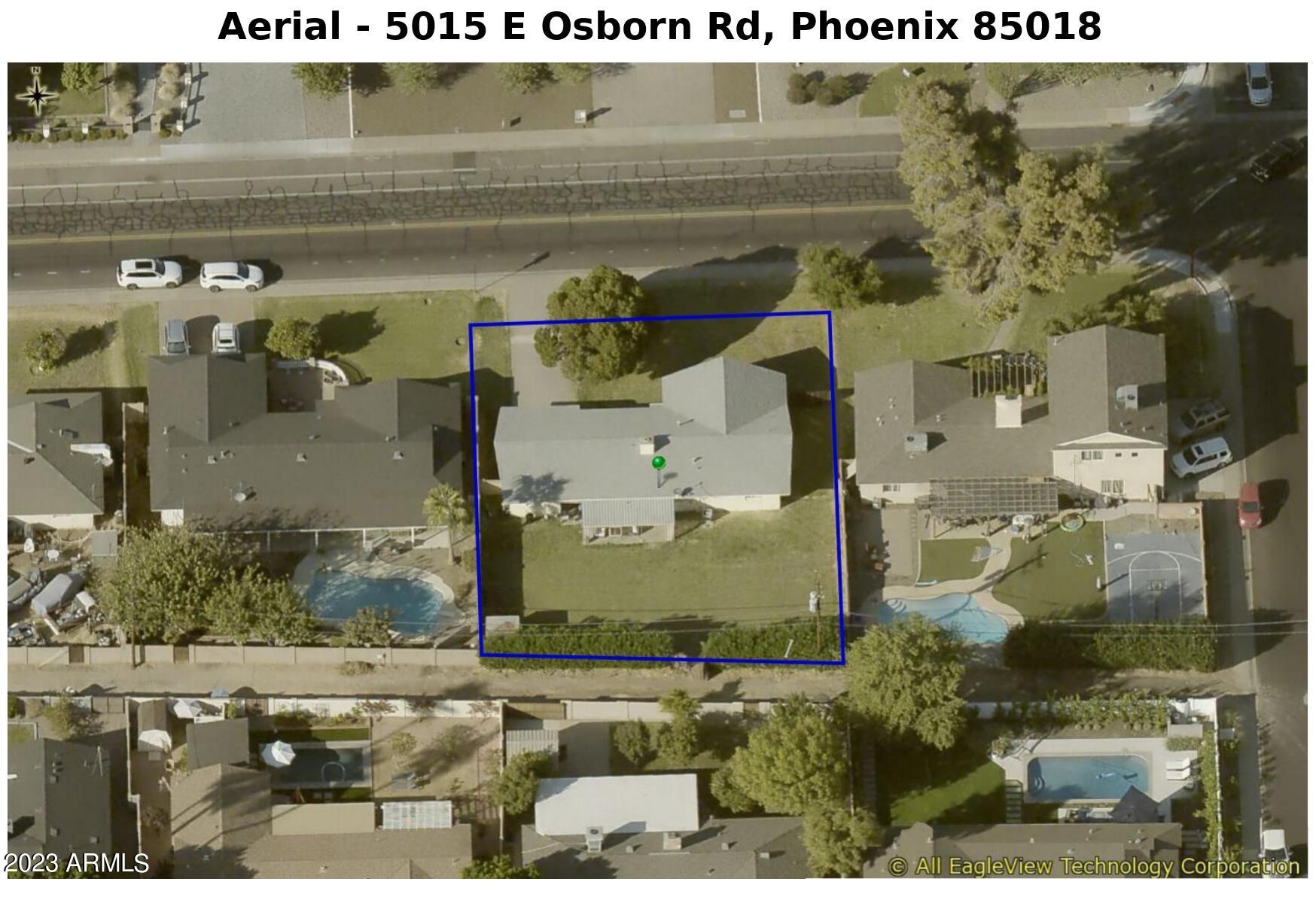 5015 East Osborn Road Phoenix, AZ 85018 - Photo 1 of 3 Aerial - 5015 Osborn