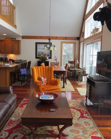 19 Sandy Beach Road Holland, MA 01521 - Photo 14 of 28 a living room with furniture and a fireplace