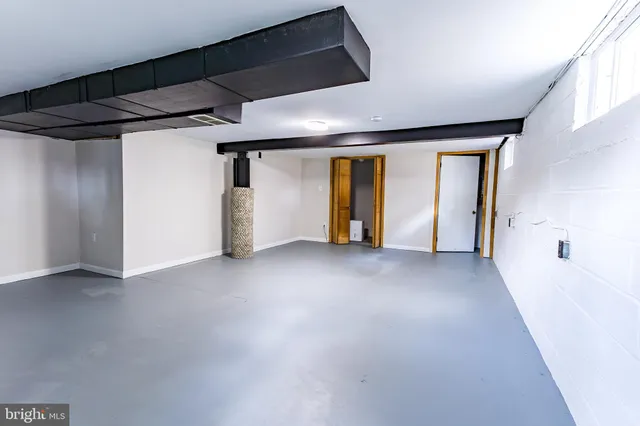 a view of storage and utility room