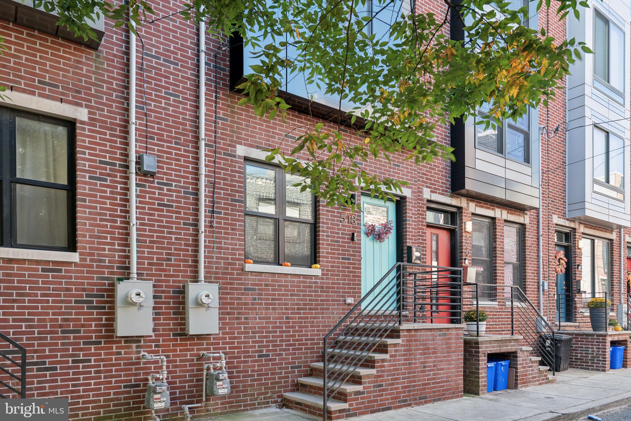 518 Mercy Street Philadelphia, PA 19148 - Photo 1 of 50 Charming brick townhomes in a row.
