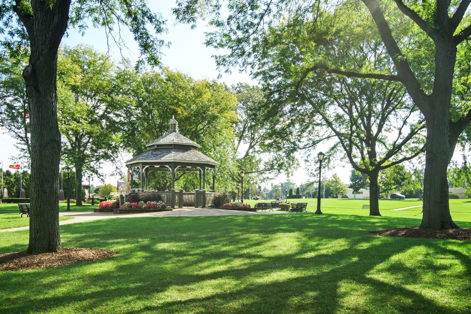 424 Willow Street Itasca, IL 60143 - Photo 46 of 47 a view of a park with tree s