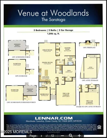 $539,000 | 100 Woodside Lane, Whiting, NJ 08759