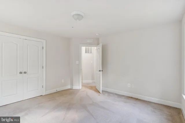 a view of an empty room