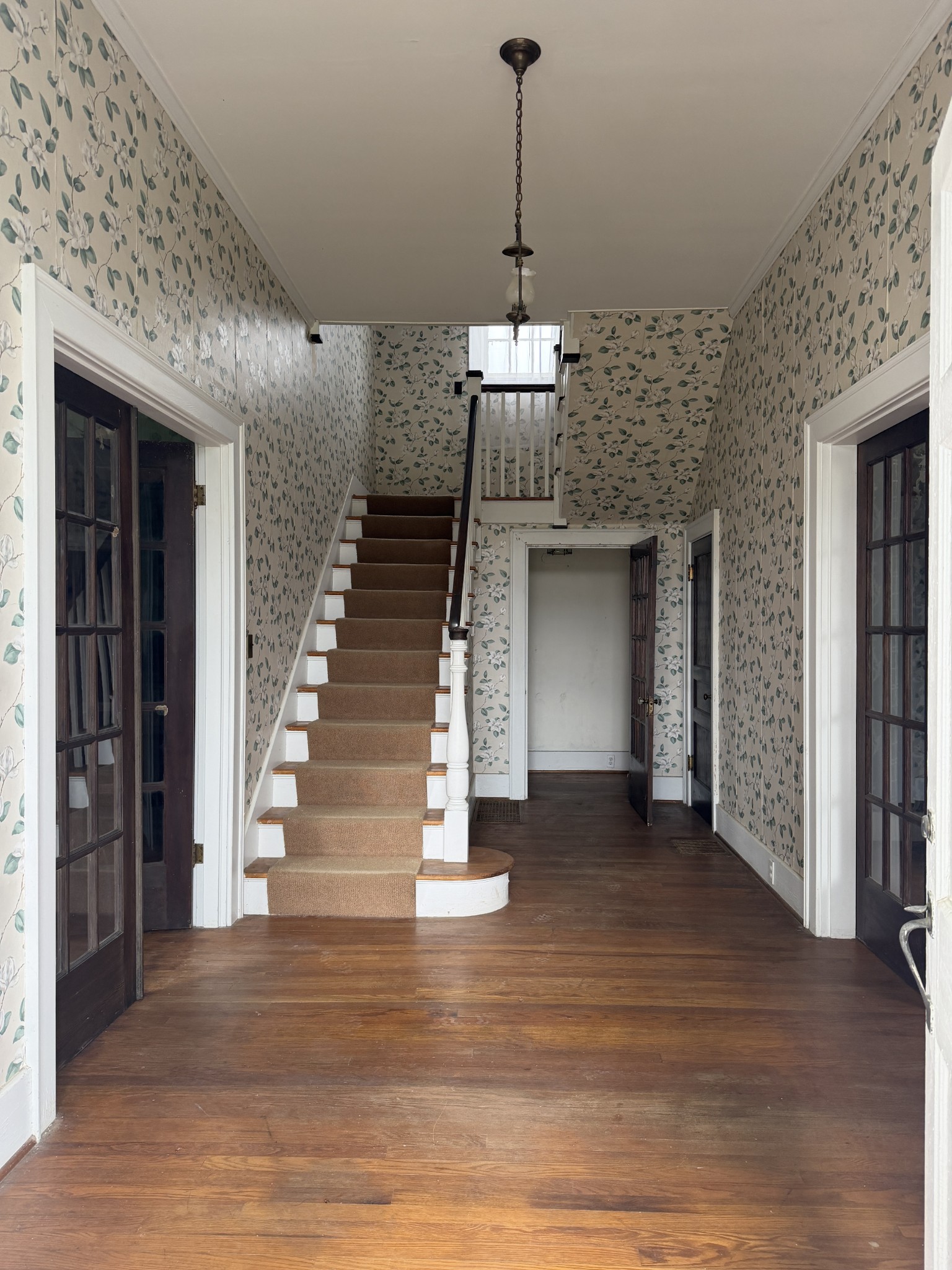 3138 Richmond Road Petersburg, TN 37144 - Photo 12 of 41 a view of a hallway with wooden floor and staircase