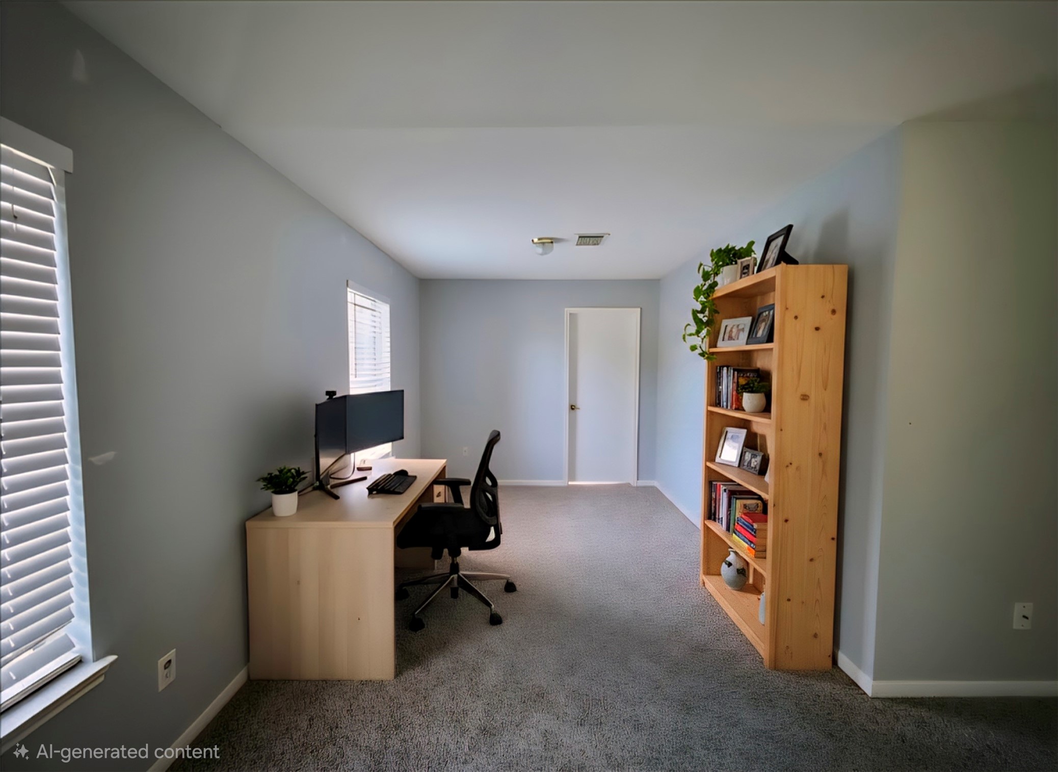 16903 Ridgemeadow Court Houston, TX 77083 - Photo 12 of 13 Officer/siting space (primary bedroom). Virtually staged.