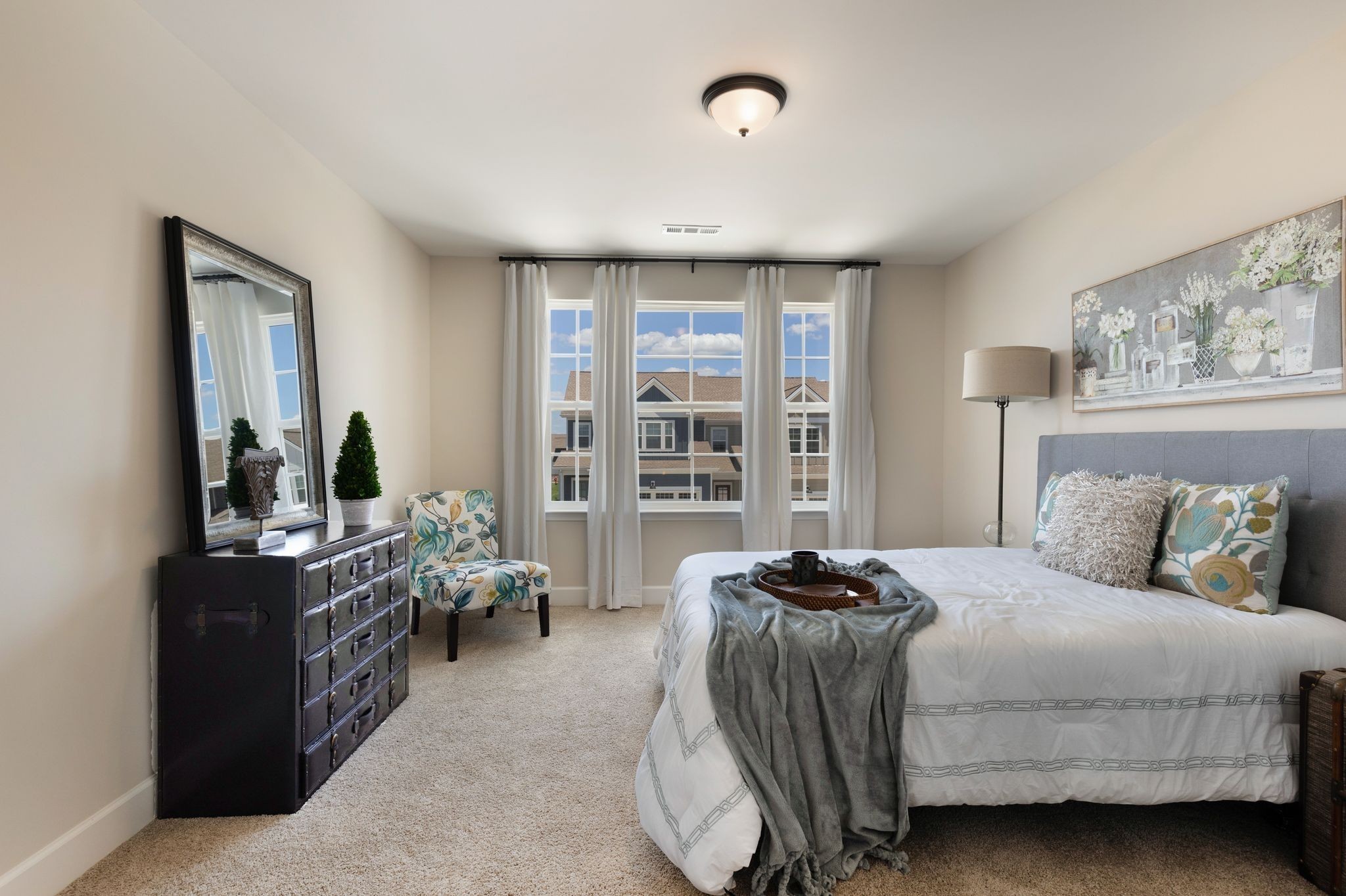 1092 June Wilde Ridge Spring Hill, TN 37174 - Photo 19 of 32 a bed room with a bed and a couch