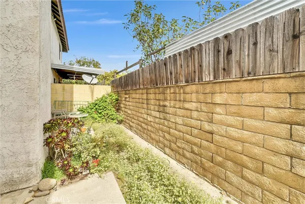 a view of wooden fence
