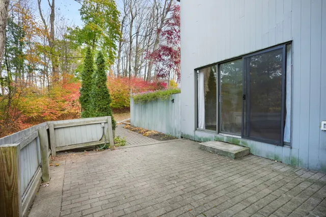 a house view with a garden space