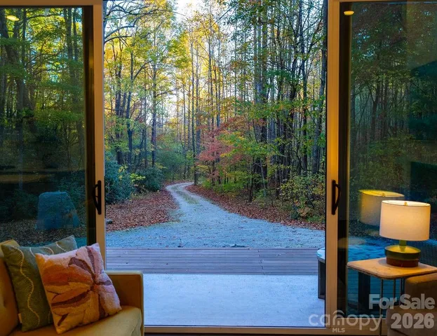 a outdoor living space with furniture