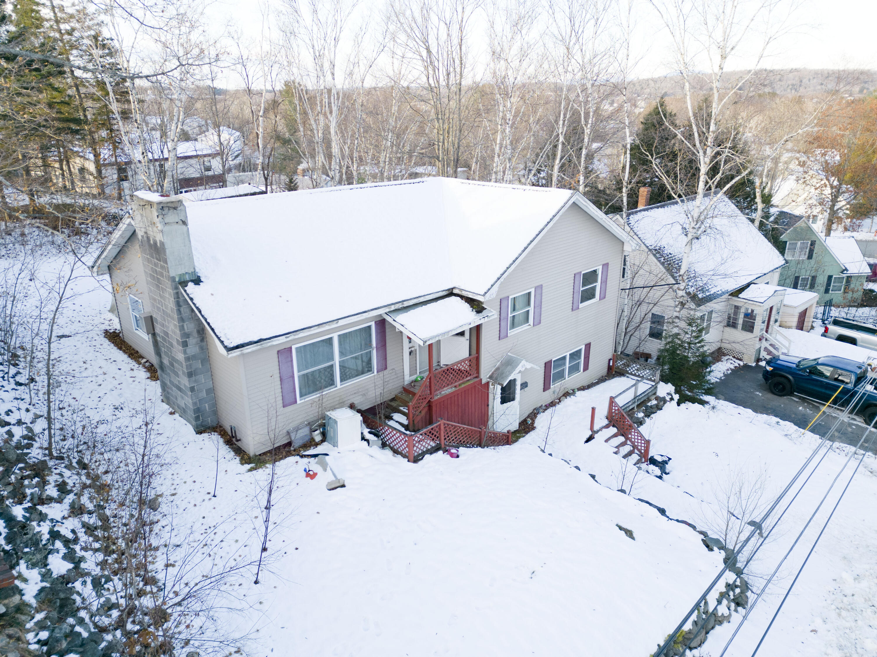 30 Pleasant Street Millinocket, ME 04462 - Photo 3 of 46 Front Aerial