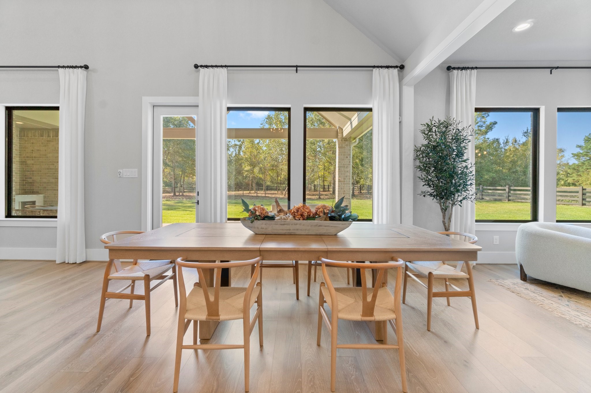 Lot 13 Homestead Hill Road New Waverly, TX 77358 - Photo 7 of 10 a view of a dining room with furniture window and outside view